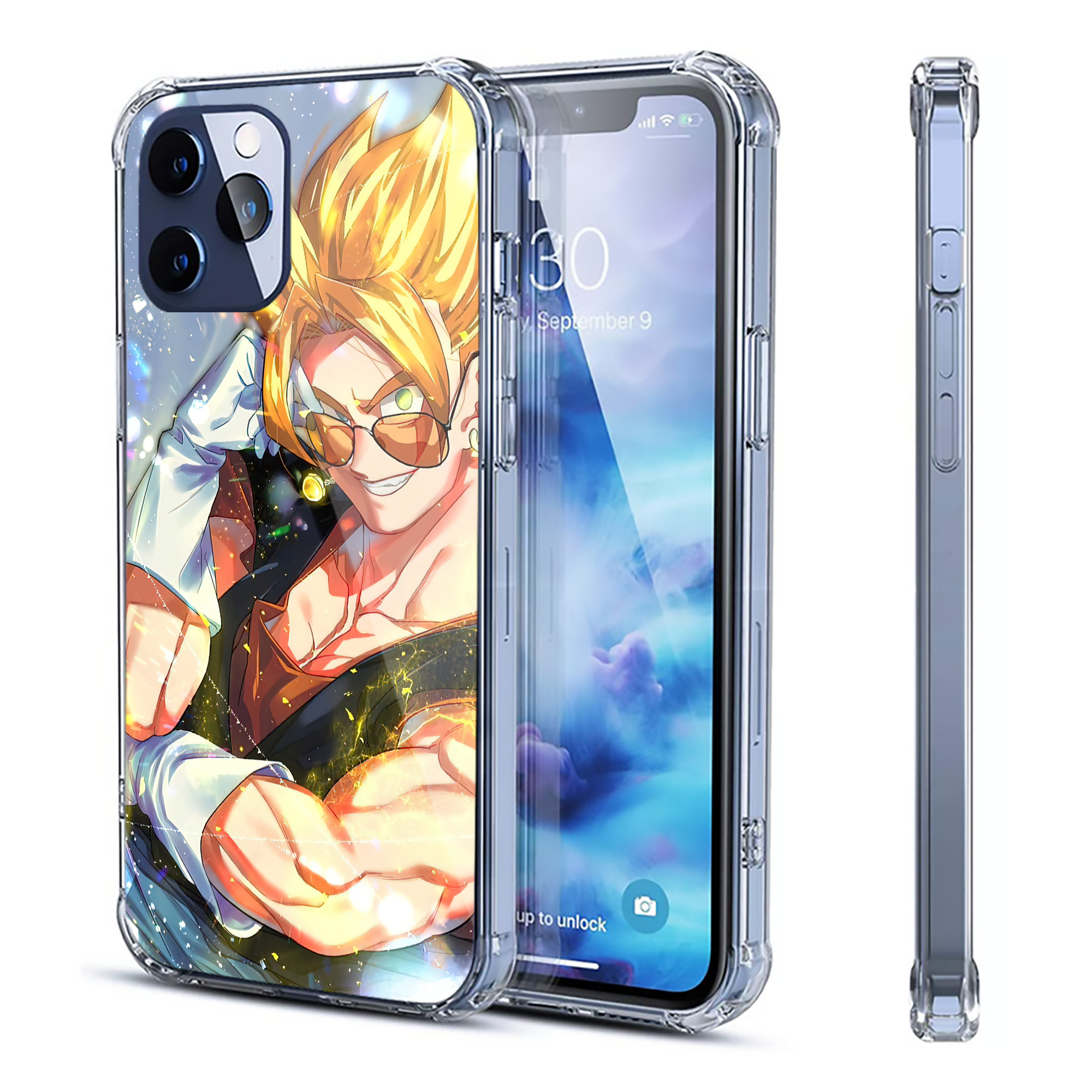 （画像用） ドラゴンボール DRAGON BALL 【iPhone 12シリーズ対応】透明スマホケース（クリアソフトケース）